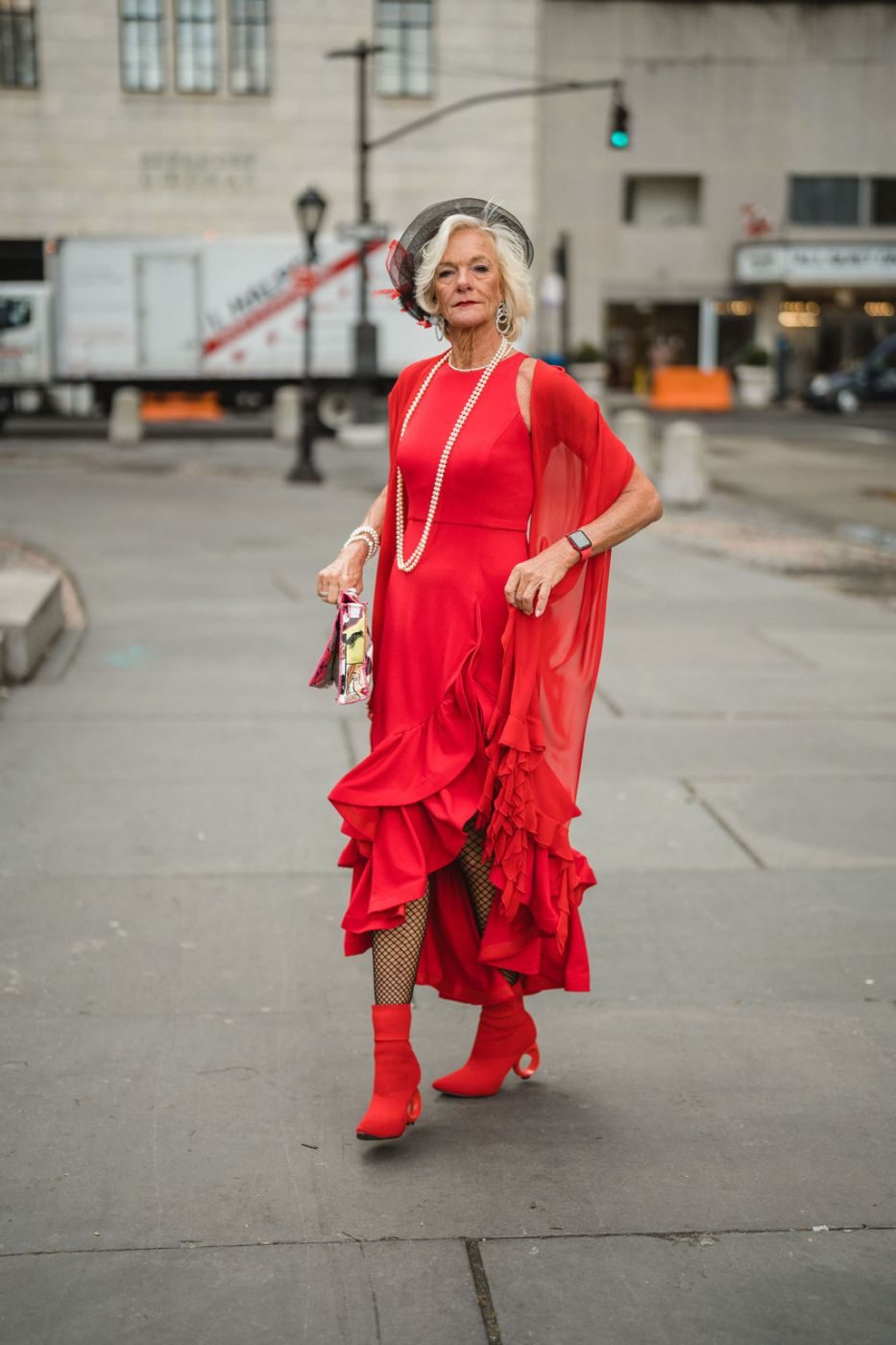 Theodora on a New York street